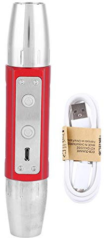 Torcia elettrica di valutazione della giada, Portatile Torcia di Giada, Torcia per gemme con torcia elettrica in giada ricaricabile USB per esterni in lega di alluminio per la valutazione di gioielli