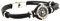 bracciale con bussola marina e pelle uomo (nero1)