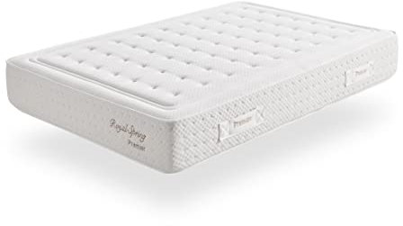 Moonia | Materassi a molle insacchettate 160 x 190 cm | Letto matrimoniale | Materassi ad alta durata | Materasso antiacaro | Massimo comfort | Modello Royal Spring Premier