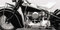 Feeling at home KUNSTDRUCK auf MATTE PAPIER 220gr Vintage American Bike Gasoline Images - Fotografie horizontal Poster Vintage American Bike. Bild auf Papier cm_65_X_133