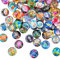 NBEADS 100 Stück 50 Stile Eule Bedruckte Glas cabochons 12 mm, Glaskuppel-Cabochons Flatback-Mosaikfliese 12 mm Cabochons Für Die Schmuckherstellung Foto-Anhänger-Einfassungstablett