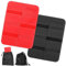 2er Thermo Sitzkissen Outdoor, Faltbares Sitzkissen Outdoor, Sitzunterlage Outdoor Kinder Wasserdicht, Sitzkissen mit Tragetasche, Wander Jagd Zubehör Garten Stadion Hunting Camping-Schwarz Rot