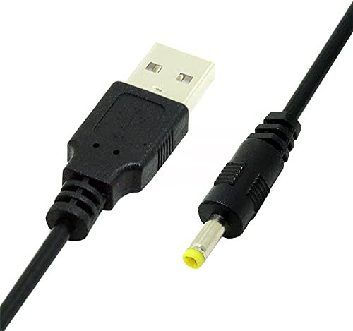 xiwai 2pcs/lot USB 2.0 Male Type-A to 5V DC 4.0x1.7mm DC Power Round Plug Cable 150cm 24AWG