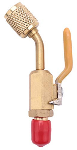 coserori R410a R134a Messing Absperrventil für A/C Ladeschläuche HVAC 1/4 AC Kältemittel