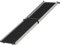 PawHut Hunderampe Haustierrampe klappbar Hundetreppe mit Tragegriff Teleskop Autorampe Tierrampe rutschfest Aluminium Schwarz+Silber 183 x 42 x 6,5 cm