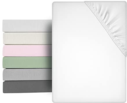 Beautex Mikrofaser Spannbettlaken weich Premium 140x200x30 cm Weiß | Rundumgummizug, faltenfreier Sitz, atmungsaktiv, hautfreundlich, bei 60 °C waschbar, Öko-Tex zertifiziert, Made in Europe