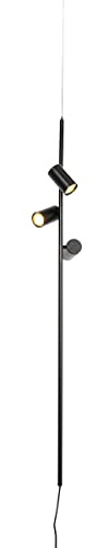 Qazqa Modern Pendelleuchte, Pendellampe - Jeana Luxe - Schwarz, 3-flammig, 17cm, Ideal als Wohnzimmerlampe