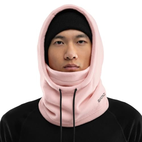 SIROKO Cagoule pour la neige ski et neige Hail Pink Rose chewing-gum, rose gomme, Taille Unique