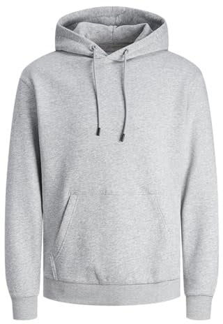 JACK & JONES Male Kapuzenpullover Einfarbig Kapuzenpullover