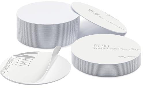 Timeskey NFC 30 Stück NFC-Tags Ntag215 NFC-Aufkleber, weiße NFC 215 Tag wiederbeschreibbare NFC-Münzkarten, rund mit selbstklebender Rückseite, kompatibel mit Android- und NFC-fähigen Mobiltelefonen