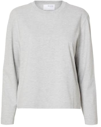 SELECTED FEMME Female T-Shirt Langärmeliges Boxy | T-shirt