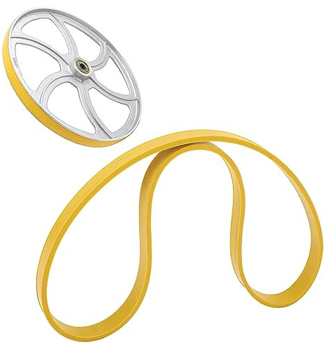 2er-Pack Bandsägenreifen, Bandsägen-Gummireifen Als Ersatz für 10-Zoll-Holzbandsägenräder, 0,5'' Breit X 0,13'' Dick, kein Klebstoff Erforderlich