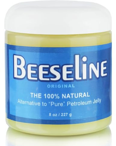 Beeseline Original – Alternative 100 % naturelle et hypoallergénique à la gelée de pétrole – Lèvres, mains, bébé, démaquillant et plus encore (227 g)