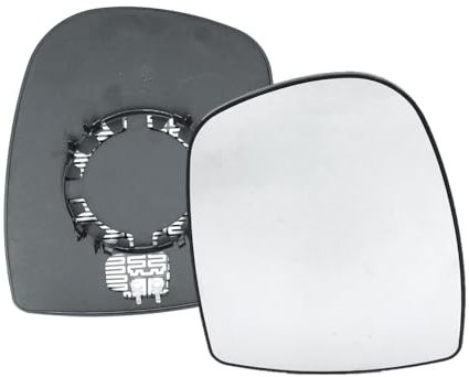 HZ-DESIGN Spiegelglas für Außenspiegel Glas Rechts kompatibel mit Primastar Vivaro Trafic