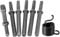 Hopbucan 7 Pcs Great Heavy Duty Smoothing Pneumatic Air Rivet Hammer Tools Kit