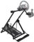 GarveeTech Racing Steering Wheel Stand, Racing Steering Shifter Mount With Seat Slot&Cup Holder, Fit for Mainstream Brands Gaming, X-Type Folding, NOT Included Racing Wheel/Pedals