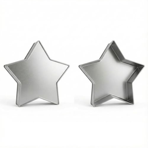 EUROTINS Single Star Brithday Cake Tin Mould Pan 12