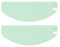 Motorcycle Helmet Visor Tint, Uv Protection Anti-Fog Film 2-Pack, Pte Material, Universal Fit For Cold And Wet Days, Motorcycle Gear