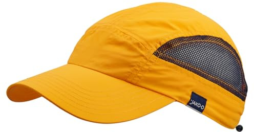 JAKO-O Baseballcap Kinder mit Mesh Sommer | Luftig & verstellbar: Sommerleichte Kinder Kappe mit atmungsaktivem Mesh-Gewebe und Kordelzug für perfekten Sitz.