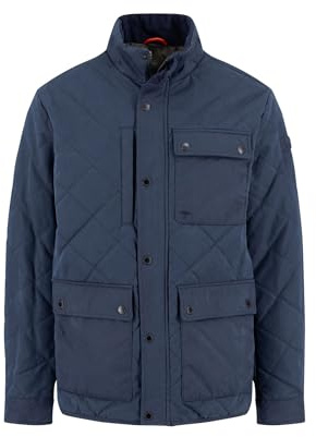 FYNCH-HATTON Steppjacke aus Materialmix mit Taschenklappen und Stehkragen