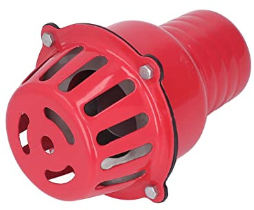 Wasserpumpen-Rückschlagventil 3 Zoll | Bodensieb aus Aluminiumlegierung verhindert Rückfluss | Zubehör für Benzin- und Wasserpumpen/Teile für Schiffsanlagen/Industrieausrüstung