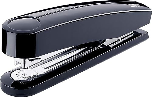 Novus B 5 Heftgerät (40 Blatt Heftleistung, inkl. 200 Heftklammern) schwarz glänzend