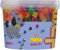 Hama Perlen 8572 Bügelperlen Dose mit ca. 600 bunten Maxi Bastelperlen mit Durchmesser 10 mm im Neon Mix, kreativer Bastelspaß für Groß und Klein