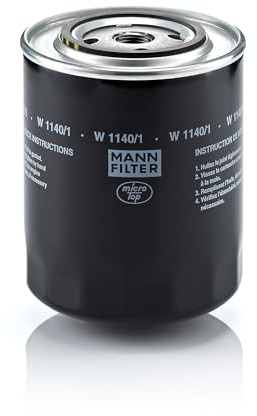 MANN-FILTER, W 1140/1 Oil Filter | For Passenger Cars, Highest Filtration Performance, Engine Protection, High Quality Sealing, True OE Engineering