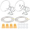 30 mm Breastshield Breastspump Kit XL for Medela Pump in Style Advanced Breastpump. Inc. Tubing, Flanges, Yellow Valves, Membranes; from Maymom