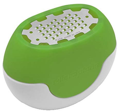 Microplane Zesteur Fin FlexiZesti Vert pour les oranges, les citrons et d´autres agrumes