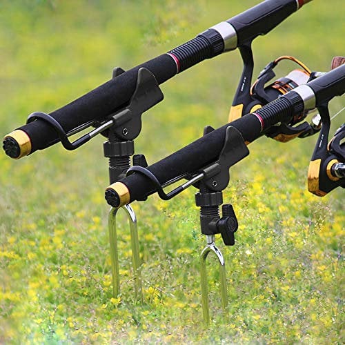 Rod Holder for Bank Fishing - 2 Pack Fishing Rod Holder Stand, Rack, Gift for Men, Father's Day, Birthday