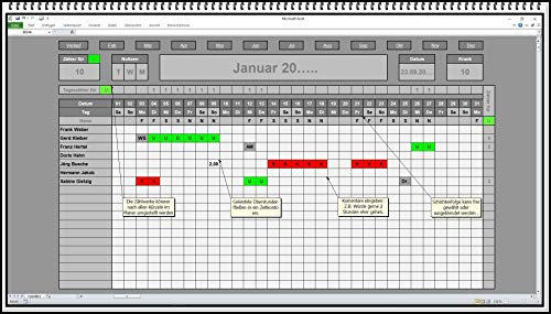 Urlaubsplaner 2025 2026 Excel