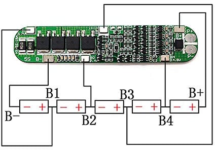 5S 15A 18.5V 5 Cell Lithium Li-ion 18650 Battery Packs BMS Protection PCB Board