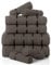 GC GAVENO CAVAILIA Towels Linen Asciugamano, Cotone, Dark Grey, 8Pc Bale Set