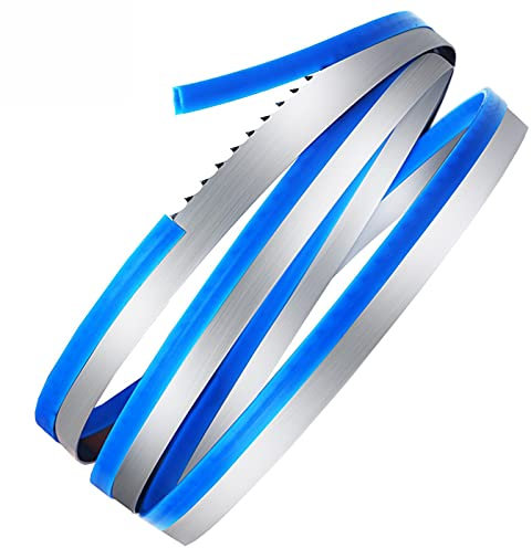 Wnuanjun Cuchillas de Sierra de Banda de Hueso de 160 mm de 2 Piezas 1650 * 16 * 0.5mm (0.56) Hojas de Sierra de Banda Hueso, Meta, Pescado congelado (JG-250 HRS-250 QG-250)