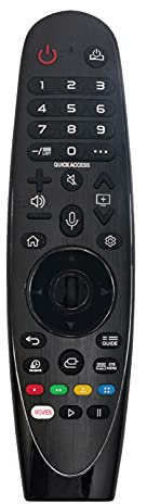 ALLIMITY AN-MR19BA Reemplazo de Mandos a Distancia por LG Magic NanoCell OLED 4K TV 43UM7600PLB 49SM8200PLA 55UM7450PLA OLED55B9PLA OLED55C9MLB OLED55C9PLA OLED55E9PLA OLED65B9PLA AKB75635301