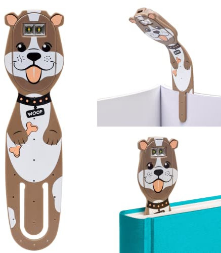 Luz de Lectura Recargable Flexilight | Marcador y Luz de Lectura 2 en 1 | Lámpara LED con Clip | Luz de Libro para Leer para Niños, Adultos | Accesorios Libros | Regalo Lectores