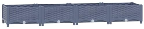 vidaXL Hochbeet 160x40x23 cm Polypropylen