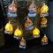 Riaxuebiy Niedliche Tierform Hamster Lichterketten Batteriebetriebenes Nachtlicht für Halloween Weihnachten Thanksgiving Home Party Kinder Schlafzimmer Dekoration (1.65m/10led, Grau Hamster)