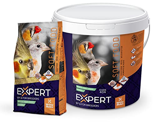 Witte Molen, Expert Nassfutter für Kräuter, 1 kg, sehr beliebt, enthält Kräuter, mit höherem Proteingehalt, gebrauchsfertig, ideal für Junge Vögel