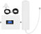 Signal Booster Kit Telefon Signalverstärker Handy Signal Booster Mobile Signal Repeater Tri Band Signal Booster Repeater mit Zylinderantenne Omnidirektionale Deckenantenne 2G 3G 4G Handy