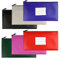 Banktasche, 6 Stück Geldtaschen Banktasche, Leder Bankmappe Geldscheintasche mit Reißverschluss und Fenster für Schule, Haushalt, Business （6 Farben)