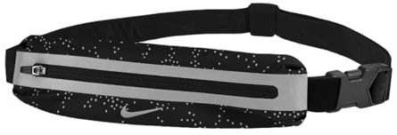 Nike Slim Waistpack 3.0 Bauchtasche Unisex in der Farbe black/lt smoke grey/silver, Größe: One Size, N.100.3730.007.OS
