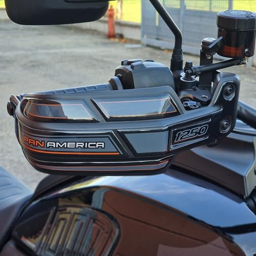 Resin Bike Adesivi Moto Compatibile con Harley Davidson Pan America 1250 2020-2025. Protezione Moto Paramani da Urti e Graffi. Adesivo 3D Resinato Made in Italy