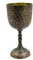 9oz Brass Wine Chalice Goblet Cups, 7 inch Copper Plated Wine Glasses, Copa Bar Accessories, for Home, Kitchen, Wedding, Party, Restaurant, Hotel 1pc