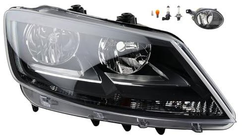 Johns, Scheinwerfer passend für Seat Alhambra 7N 06/10-04/15 H7 H15 rechts Beifahrerse. + Nebelscheinwerfer + Leuchtmittel
