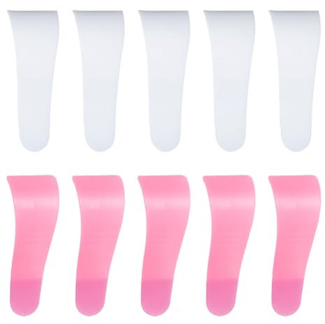 20 Pcs Hair Wax Removal Spatulas Depilatory Cream Scrapers Hair Wax Cleaning Sticks Plastic Makeup Spatulas Waxing Scraper Applicators