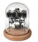 DIY-Leuchtröhrenuhr, IN-12 Nixie-Röhren, DIY-Bausatz für Klassische Retro-Digitaluhr, Steampunk-Stil, handgefertigt, rundes Glas und Holz, super visuelle Effekte, Tischuhr als Geschenk für Freunde