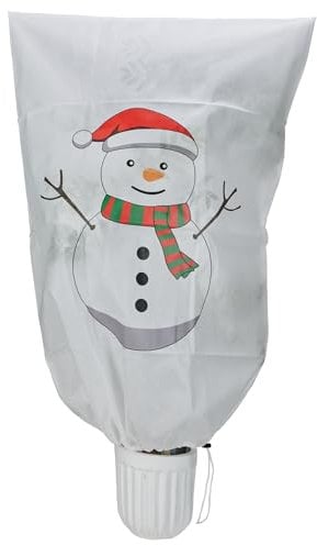 X-shuan Housses Hivernage Plante Exterieur, 80x120cm Housses Hivernage, 60g/㎡ Voile d’Hivernage avec Cordon de Serrage Protège Plante Contre Le Froid