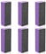 COMNICO 4 Way Nail Buffer Block, 6Pcs Nail Shine Buffer Blocks Files Smooth Buff Shine Professional Nail Files Polisher Rectangular Buffing File